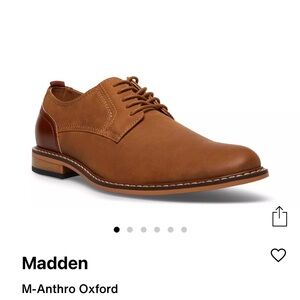 Madden Ortholite shoes in cognac, Men’s 8